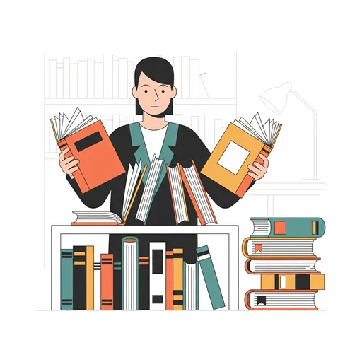 ある特定の範囲（限定された全体性）を抜け漏れなく情報収集する様子を表すイラスト