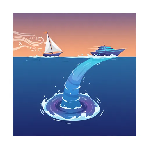 競合が弱い「顧客体験」や「持続性」といった見えない価値に、圧倒的なギャップを設定する戦略を表すイラスト