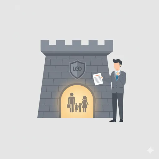 人事評価やペナルティの決定において、斟酌が規律とロイヤリティの両方を維持する様子を表すイラスト