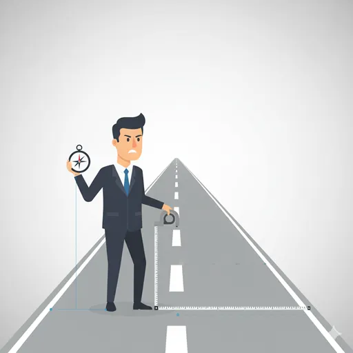 正しい言葉の選び方によって、リスクを管理し、持続可能な成功を目指すリーダーのイラスト