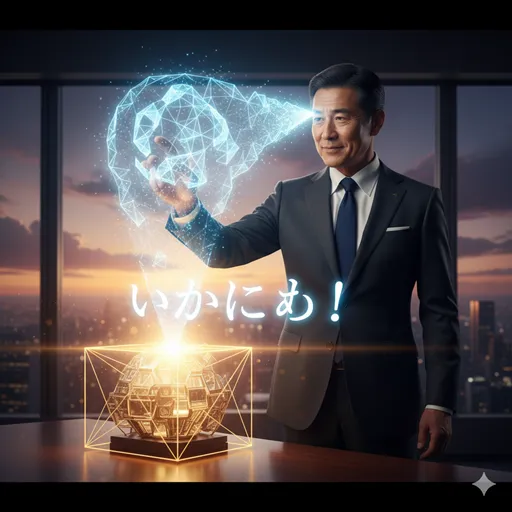 自分の持つ「プロトタイプ」（定義）と、目の前の事象の輪郭が完全に一致していることを確認し、深く納得する様子を示すイラスト