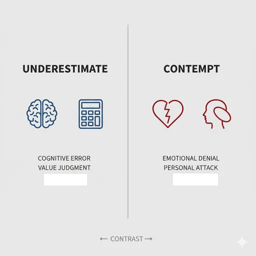 「軽視」と「軽蔑」の違い|「価値の評価」と「存在の否定」による使い分け | 言の葉探究