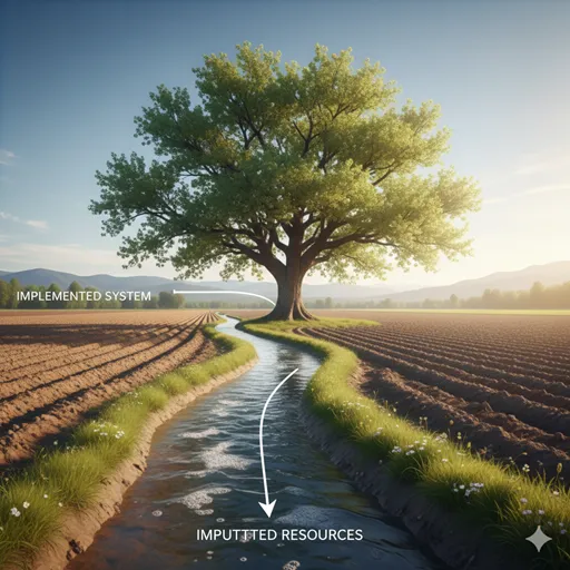 豊かな土壌に新しい種が植えられ、そこに十分な水が注がれて大樹へと成長していくまでのサイクル。