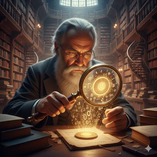 深い霧が晴れ、チェス駒の裏側にある「人の心」が見えてくるような、鋭い洞察を象徴するイメージ。