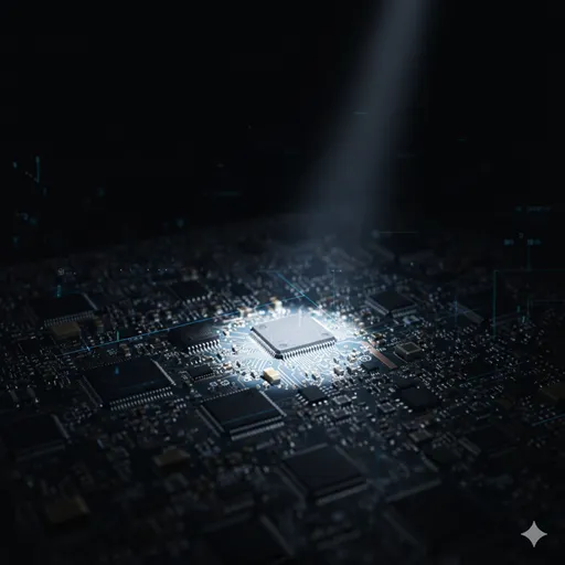 虫眼鏡や精密な計器を使い、部品の細部や隠れた亀裂を見極めようとするプロフェッショナルの手元。