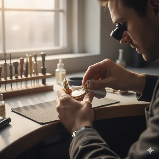 丁寧に細部まで手入れを施し、一つの仕事に真剣に向き合うプロフェッショナルの手元。