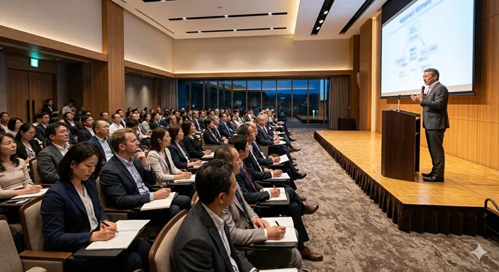 登壇者の話に耳を傾けながら、新しい知見や視点に触れているセミナー参加者の様子。